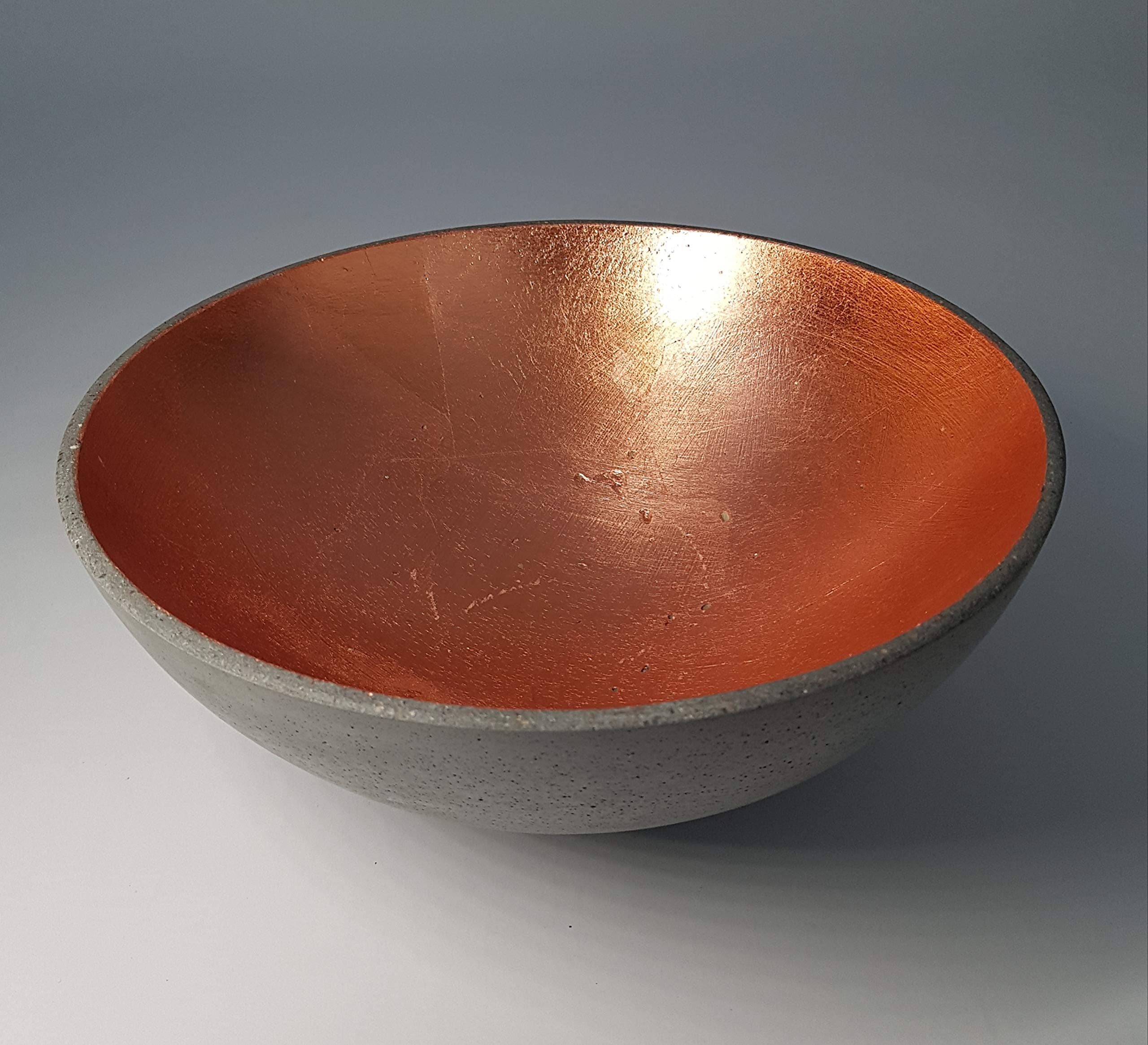 DEVIGA Concrete bowl 29 cm – Bronze Fruit/Storage Bowl