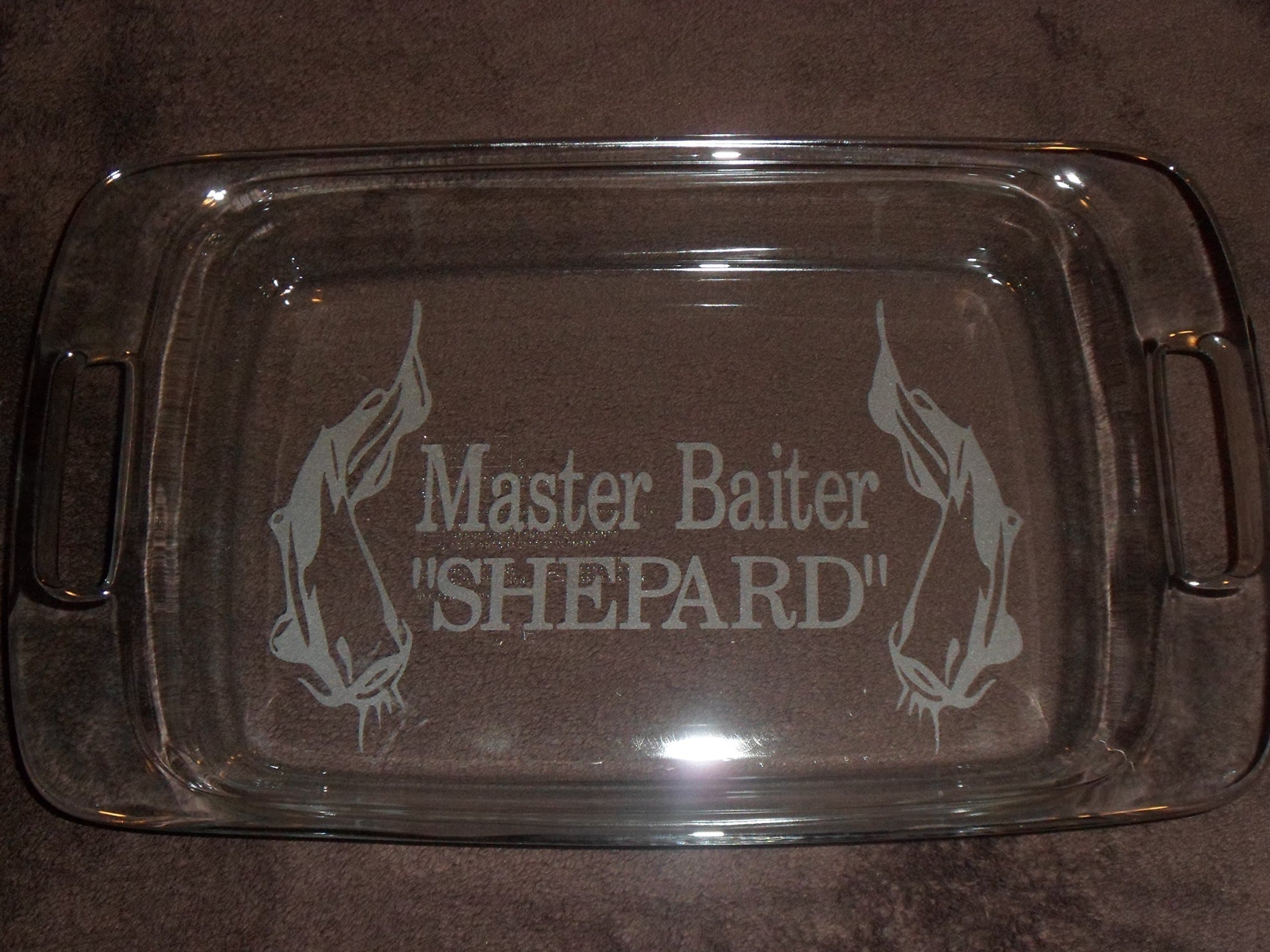 Personalized Etched 3 Quart Pyrex Casserole Baking Dish with Lids