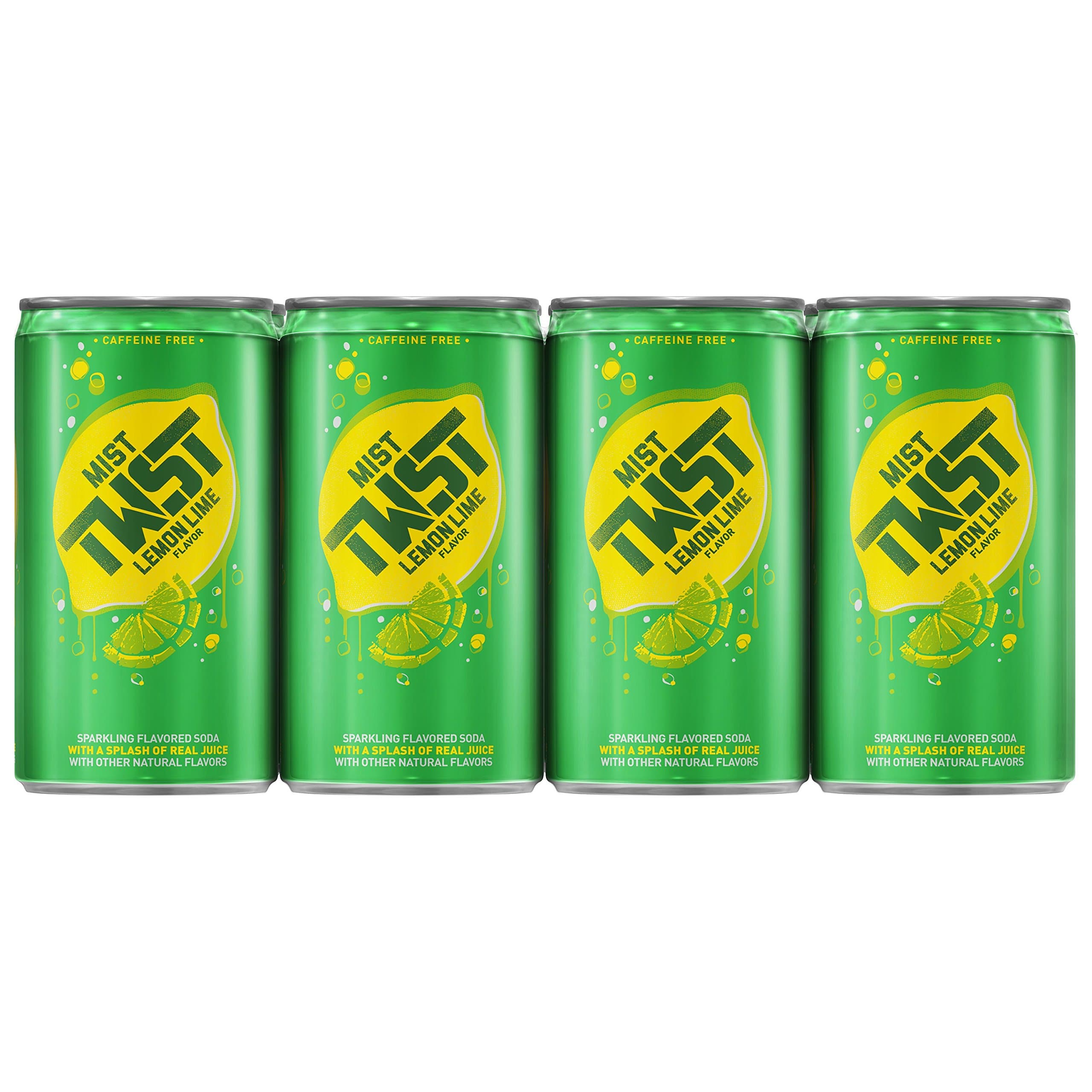Mist TWST Lemon Lime Mini-Cans (8 Count, 7.5 Fl Oz Each)