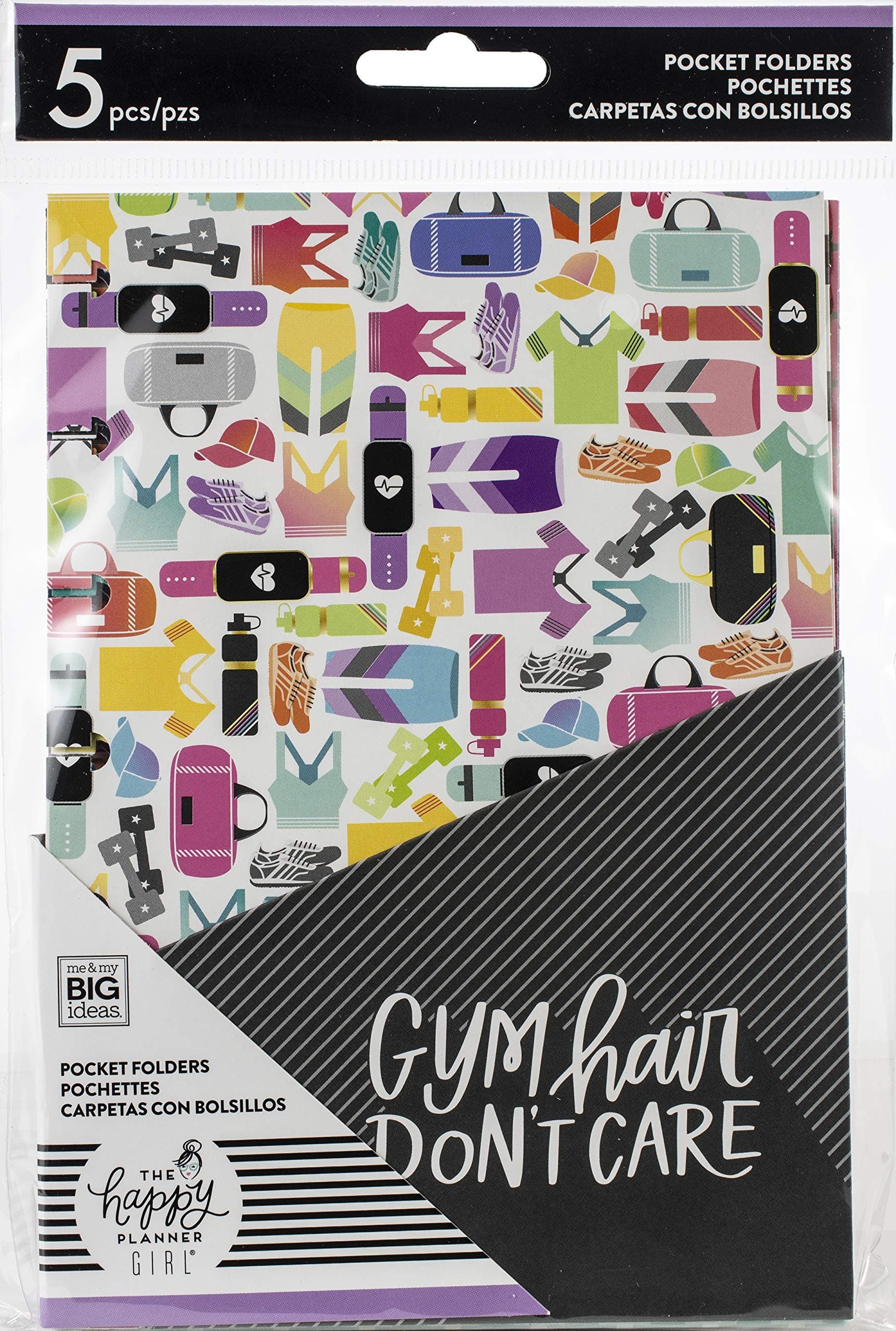 Happy Planner Mini Planner Folders 5/pkg-healthy Hero