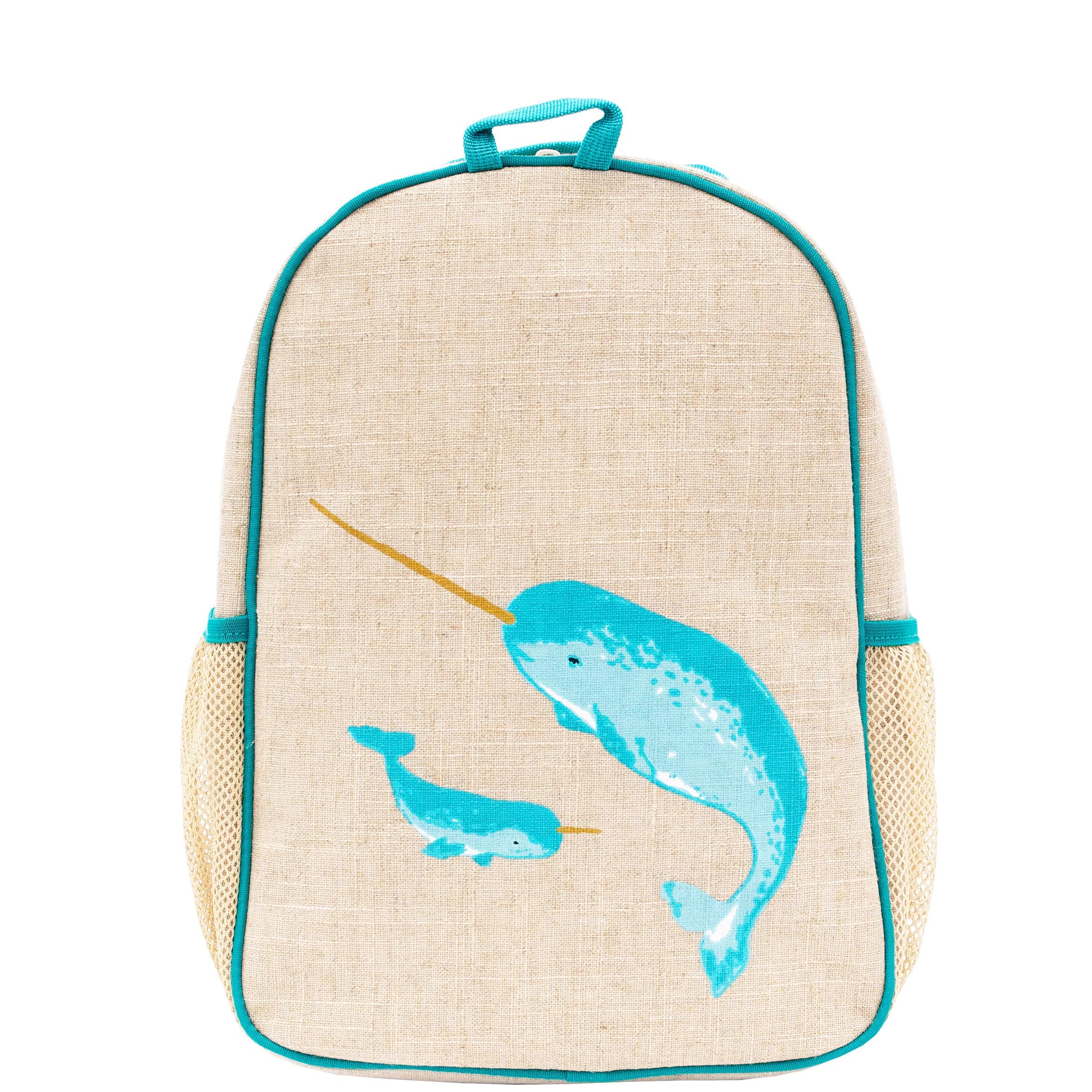 SoYoung Teal Narwhal Toddler Backpack Children's Backpack