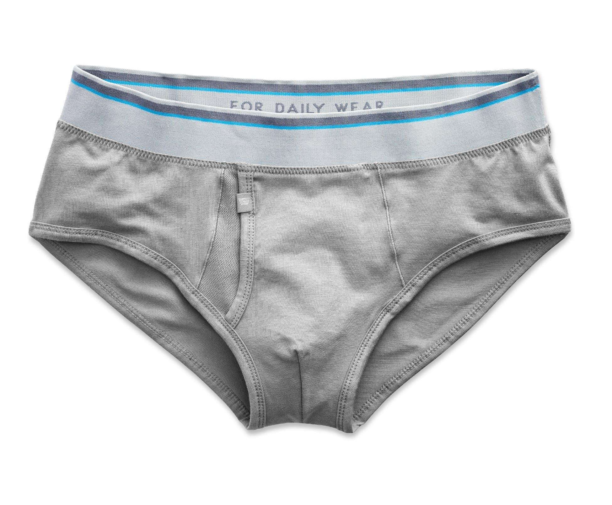 Mack Weldon Men's Brief (XL, Cloud Burst)