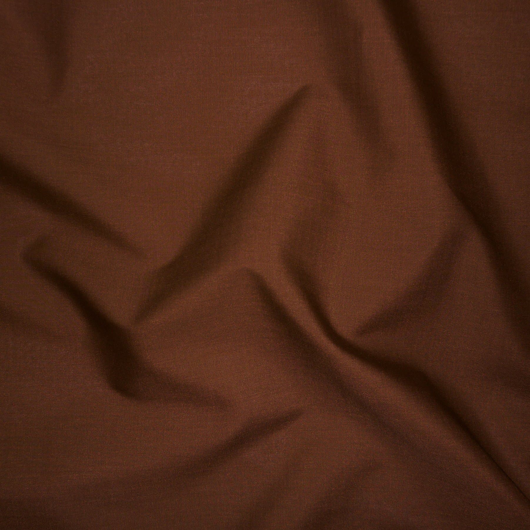 Nortex MillPlain Brown Polycotton Fabric (Per Metre)