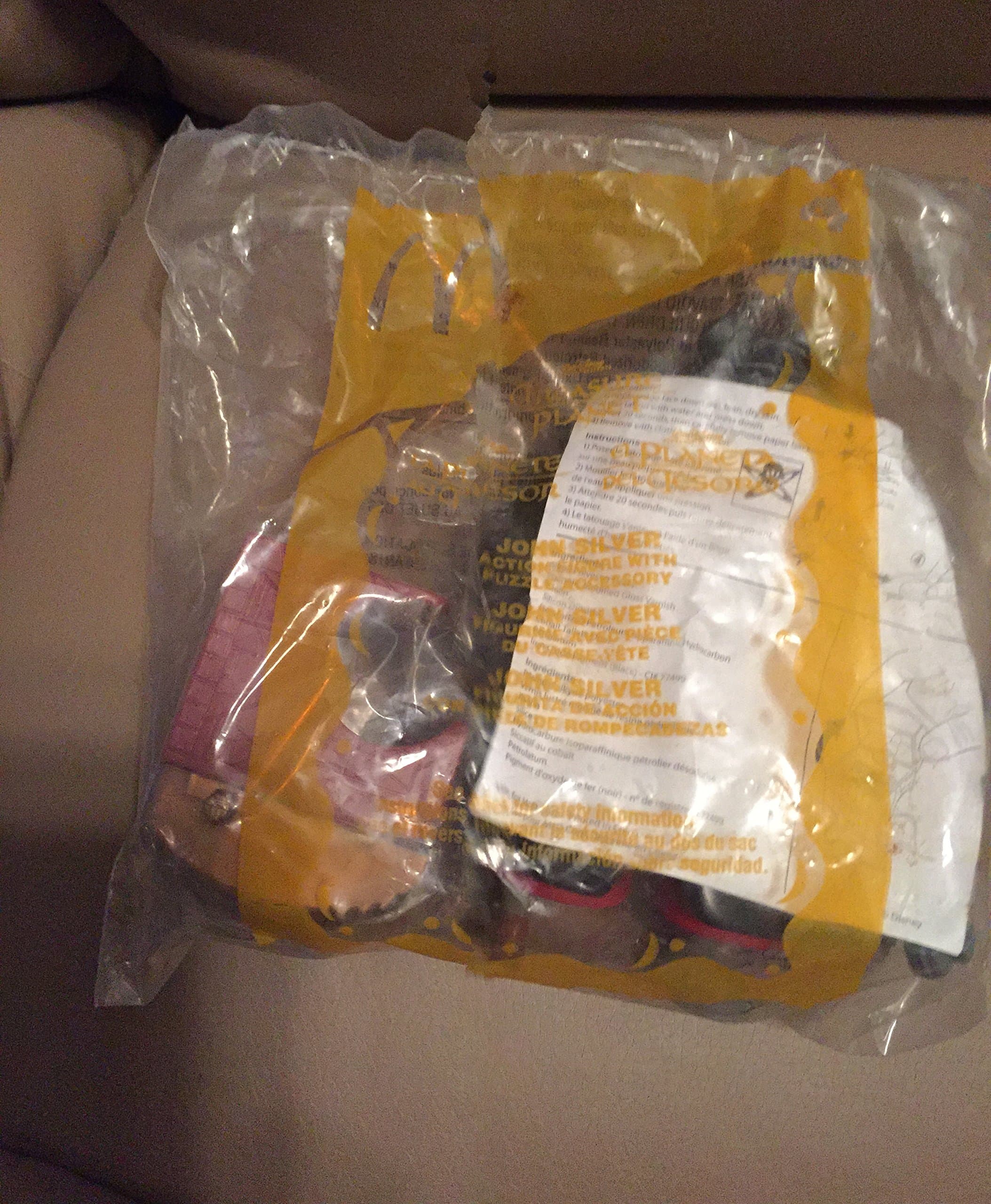 McDonald's Treasure Island #4 John Silver Figure