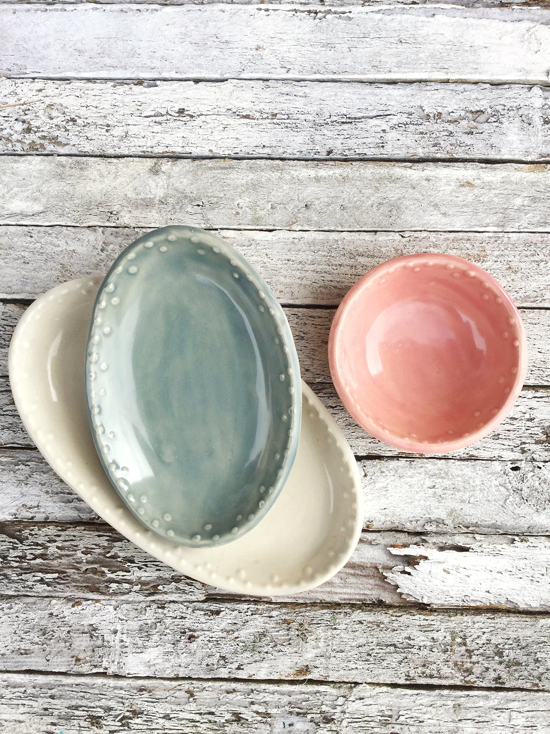 Colorful Oval Nesting Dish Set