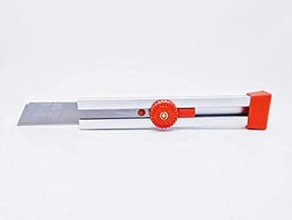 Definite Golu Heavy Duty Unbreakable Aluminum Metal Body Durable Cutter Blade 18 mm for Factory Home Office (Replaceable Blades) (Pack of 6 Cutters)