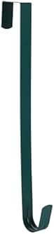 Sattiyrch 15" Wreath Hanger for Front Door,Sturdy Steel Wreath Door Hanger,Over The Door Hanger Hook (Green,1)
