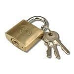 Tri-Circle Brass Padlock 25mm by Tri-Circle
