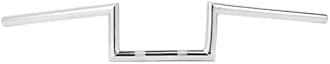 4" Rise 1" Fat Z-Bar Handlebar Fit For Harley-Davidson Honda Yamaha Suzuki Kawasaki Triumph Most Chopper Cruisers Bobber Bike Cafe Racer