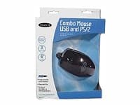 Belkin 3 Button Scroll Mouse PS2/USB Black W98/2000/ME/NT/XP (F8E812-BLK)