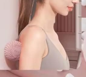 Magnetic Massage Ball for Deep Tissue Muscle Recovery and Yoga Therapy - 2.75" with Magnetic Field Technology for Back, Neck, Foot- Plantar Fasciitis, and Leg Pain Relief (Black)