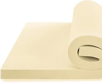 Orthopaedic Memory Foam Mattress Topper - Standard UK Sizes 1" 2" 3" 4", Various Thicknesses/Depths Available, Soft & Comfortable, Memory Foam Durable (2" Single, 190 x 90 x 5cm)