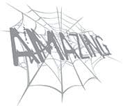 3 Inch Ultimate Spider-Man Web Logo Decal Spiderman Marvel Comics Removable Peel Self Stick Adhesive Vinyl Decoration Wall Sticker Art Kids Room Home Decor Boys Nursery 3 x 3 Inch Tall