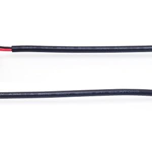 2PCS 18AWG DC Power Cable, 1M/3.3FT 7A 5.5mm x 2.5mm Barrel Plug Connector Pigtail 5525 to Bare Wire Open End Cable with Wire Connector for Security Surveillance Camera