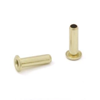 1/16" Dia. 7/32" Long Brass Eyelet