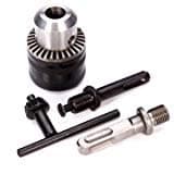 KROST 1.5-13 mm Capacity Spanner Drill Chuck Hammer Adapter with Key