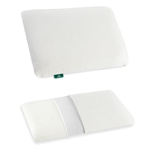 The White Willow Ultra Slim Pillow-Memory Foam Support for Sleeping-Ultra Thin Support for Neck Pain Relief-Thin Cervical Pillow for Neck Support-Thinnest Orthopedic Design-King Size 1.5" H-Off White