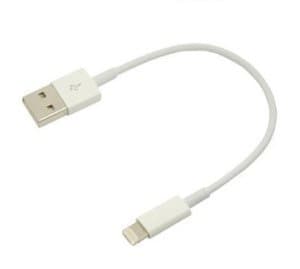 Short Powr Bank Length Charging and Data Sync Cable for IOS Devices iPhone 11Pro 11 11Pro Max XR XSMax XS 8 8Plus X 7Plus 7 SE 6S 6SPlus 6Plus 6 5S 5C 5 - White