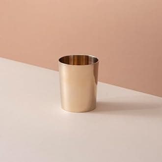 Veda Essentials. 36-Piece Kansa Dinner Set | Gloss Finish | 6 Plates (10.5" Thali, 12 Bowls, 6 Glasses, 6 Sweet Dish Plates, 6 Spoons | Authentic Indian Dining Collection | A Thoughtful Gift