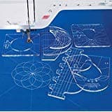 Quilting Tool Template Tool for Quilting Sewing Tools New Ruler Template Sampler Set for Domestic Sewing Machine by VNHOME (Set 6Pcs #Rl-06)