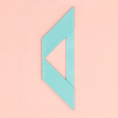 Craftelier - Complete Binding Ruler Kit | Includes L-Ruler + T-Ruler + Separation Guide + Corner Cutting Square + Case + Instruction Manual - Turquoise