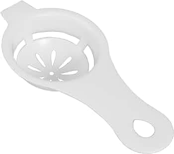 Egg Yolk Separator - Quick and Easy Egg White-Yolk Filter Divider, Plastic Egg Strainer Spoon, No-Mess Cooking Tool