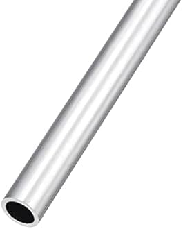 METALLIXITY 6063 Aluminum Tube (11mm OD x 8mm ID x 300mm L), Aluminum Round Tubing - for Home Furnishing, Machinery, DIY Handicraft
