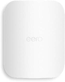 Amazon eero Outdoor 7 dual-band mesh wifi router with 1-month free eero Plus (auto-renews) - Weatherproof rating of IP66, Coverage up to 15,000 sq. ft. outdoors, 1-pack, Includes 30W PoE+ adapter, 2024 release