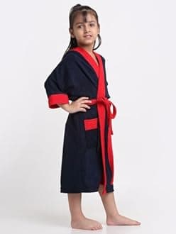 CREEVA Ultra-Soft Children’s Bathrobe – Stylish Hooded Robe with Belt & Pocket for Maximum Comfort