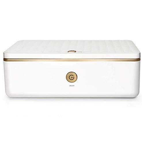 Deeabo UV Sterilizer Box, Ozone Automatic Disinfection Box Professional UV Box Multifunctional UV Sterilizer for Phone Jewelry Glasses Mask, Removed 99.99% Bacteria