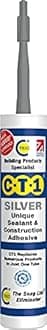 CT1 CT1SILVER Silver TRIBRID® Multi Purpose Sealant & Adhesive - 290ml