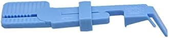 Angzhili 3 Pcs Dental Intraoral Film Clip Holder SNAP X-Ray Type, X Ray Film Holder(Blue)