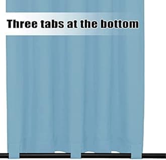 Easy-Going Outdoor Curtains Waterproof Windproof Weatherproof Curtain for Patio, Cabana, Porch, Pergola and Gazebo, Grommet Top and Tab Bottom Drape, 1 Panel, 54x120 inch, Sky Blue