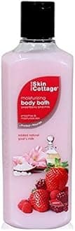 Skin Cottage Premium Sweetberry and Milk Body Wash 400 ml – Deep Moisturizing Bath Wash with Natural Goat’s Milk Proteins for Soft, Hydrated Skin