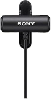 Sony Ecm-Lv1 Black Lavalier/Lapel Microphone, W128325932 (Microphone)