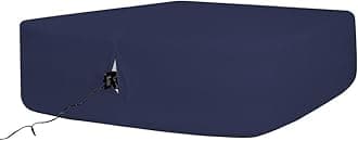 Bedecor Air Bed Sheets for Mattress Cover Removable Bed and Elastic Band Super Soft and Breathable & Deep up to 21" Blue Queen