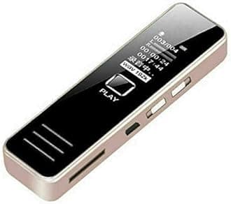 DDLC Mini LCD Digital Voice Recorder Professional Audio Recorder MP3 Player TF Card Dictaphone Record Microphone Sound Recording (LCD Voice Recorder)