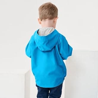 Volunboy Toddler Boys Windbreaker Casual Outerwear Kids Lightweight Zip Hooded Jacket Baby Cute Dust Coat