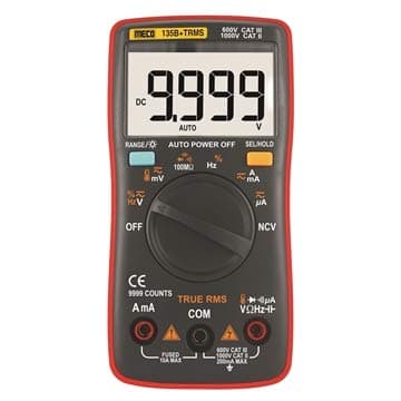 MECO 135 B + 4 Digit / 9999 Count TRMS Auto ranging Pocket Size Digital Multimeter