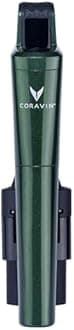 Coravin Timeless Six Plus Wine Preservation System - By-the-Glass Wine Saver - With 3 Pure Argon Gas Capsules, 6 Screw Caps & Wine Aerator - Limited Edition Forest Green