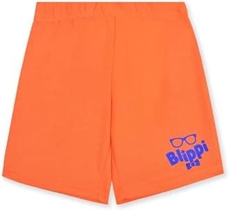 Blippi Boys’ T-Shirt and Shorts Set for Toddler – Blue/Grey