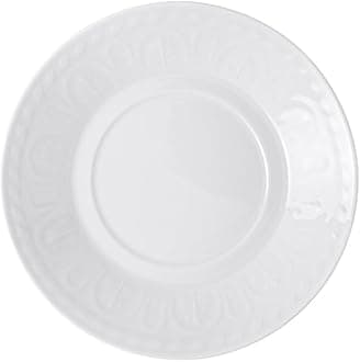 Villeroy & Boch Cellini Breakfast/Cream Soup Cup Saucer, 5 in, Premium Porcelain, White