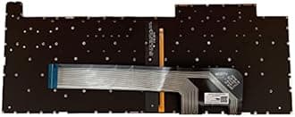 Siakoocty Laptop Replacement US Layout RGB Colorful Backlight Keyboard for ASUS TUF Gaming 8 F15 FX506 FA506 FA506II FX506H FA506Q FX506L FA506H F17 FX706 FX706L FA706U FX706U FA706 661VUS00