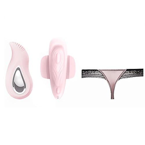 (Bonus) Handheld 12 frequency Multi functional phone App control Pink vibrating panties