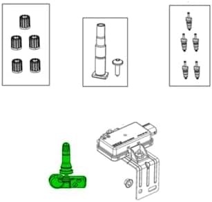 Mopar 68510382AA SENSOR TIRE PRESSURE