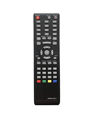 UpixÂ® LED/LCD Remote, Compatible with Intex LCD/LED TV Remote Control - Old Remote Functions Must be Exactly Same