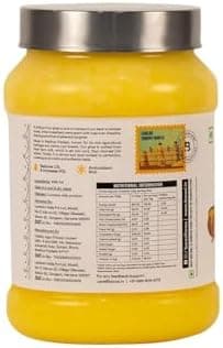 Barosi Premium Cow Ghee 3 Litre Family Saver Pack | Danedar Desi Ghee | Churned from Curd with Bilona Method | Pure & Aromatic | Farm Made in Small Batches