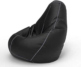 BiggieBean Bag - Printed - 5XL - Bean Bag with Beans Filled - Need More Sleep - Black Lavender - for Adults - Max User Height : 6.5 Ft. - Max User Weight : 110 Kgs - Export Quality - Prefilled