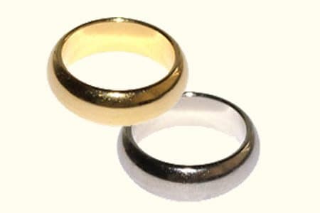 Magnetic PK Ring Silver Colour - Medium 20mm