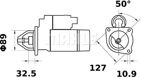 MAHLEORIG MS 289 Starter Motor
